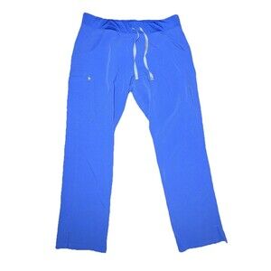 FIGS Large Technical Collection Scrub Pants Joggers Scrub Pants Blue Women’s